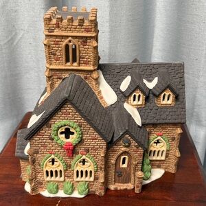 Dept 56 Knottinghill Church Dickens Village Stone Church NIB no cord/light
